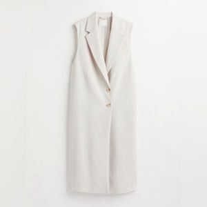 Long Sleeveless Jacket Size XL